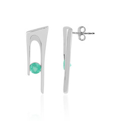 Orecchini in argento con Smeraldo Russo (de Melo)