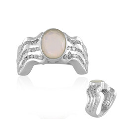 Anello in argento con Opale di Welo (de Melo)