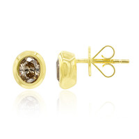 Orecchini in oro con Diamante Champagne d'Argyle SI1 (Mark Tremonti)
