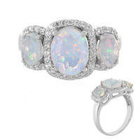 Anello in argento con Opale di Welo