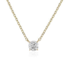 Collana in oro con Diamante IF (G) (de Melo)
