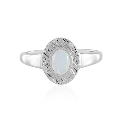Anello in argento con Opale di Welo (MONOSONO COLLECTION)