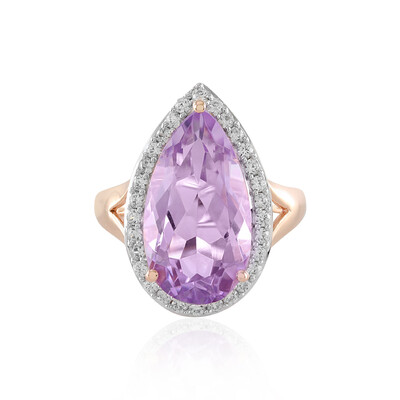 Anello in argento con Ametista Rose de France