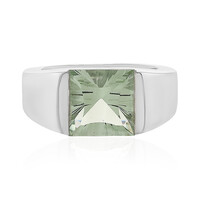 Anello in argento con Ametista Verde
