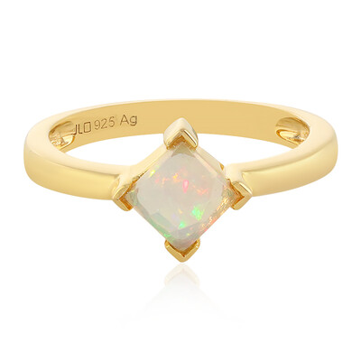 Anello in argento con Opale di Welo