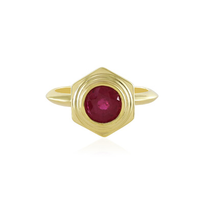 Anello in argento con Rubino del Madagascar
