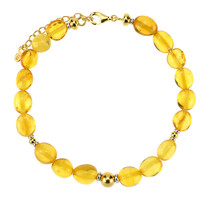Bracciale in argento con Ambra Baltica
