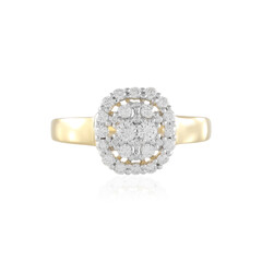 Anello in oro con Diamante SI2 (H) (de Melo)