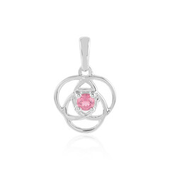 Ciondolo in argento con Tormalina Rosa Nigeriana