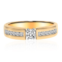 Anello in oro con Diamante IF (D)