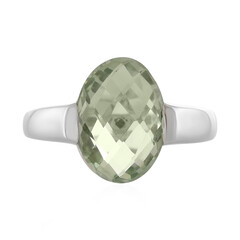Anello in argento con Ametista Verde