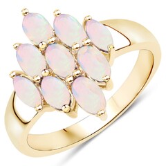 Anello in argento con Opale di Welo