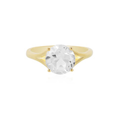 Anello in argento con Topazio Bianco