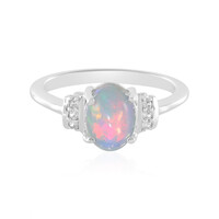 Anello in argento con Opale di Welo