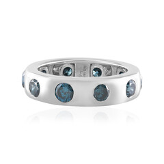 Anello in oro con Diamante Blu I2 (de Melo)