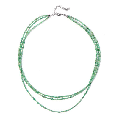 Collana in argento con Smeraldo Socoto