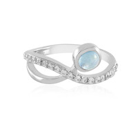 Anello in argento con Acquamarina Ofiki