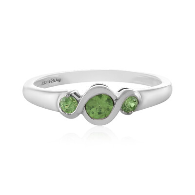 Anello in argento con Demantoide Russo