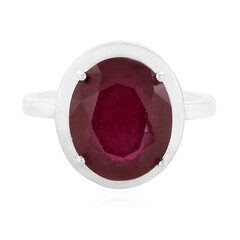 Anello in argento con Rubino del Madagascar