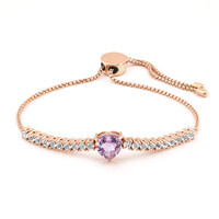 Bracciale in argento con Ametista Boliviana