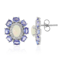 Orecchini in argento con Opale di Welo