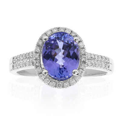 Anello in oro con Tanzanite AAA (CIRARI)