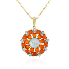 Collana in argento con Acquamarina