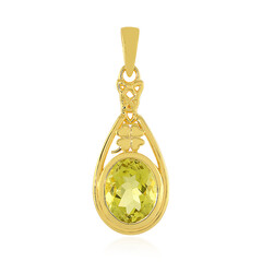 Ciondolo in argento con Quarzo Limone
