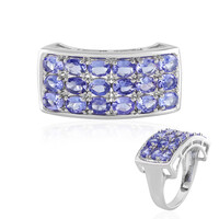 Anello in argento con Tanzanite
