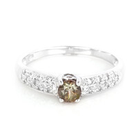 Anello in argento con Andalusite
