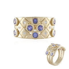 Anello in argento con Tanzanite