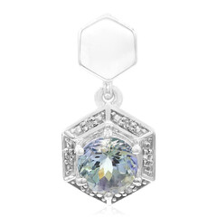 Ciondolo in argento con Tanzanite (non riscaldata)