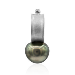 Ciondolo in argento con Perla Tahitiana (TPC)