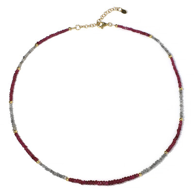 Collana in argento con Rubino del Madagascar