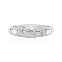 Anello in argento con Diamante I2 (H) (de Melo)