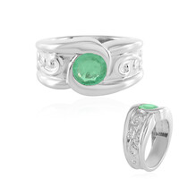 Anello in argento con Smeraldo Russo (de Melo)