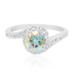 Anello in argento con Topazio Moonlight