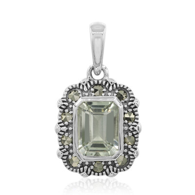 Ciondolo in argento con Ametista Verde