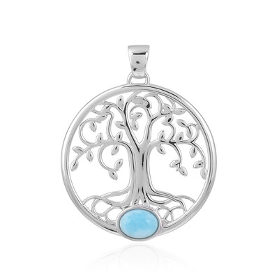 Ciondolo in argento con Larimar