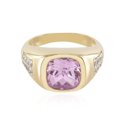 Anello in oro con Kunzite Brasiliana