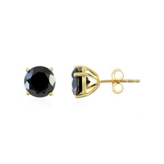 Orecchini in argento con Spinello Nero