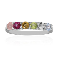Anello in argento con Topazio Rosa