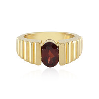 Anello in argento con Granato Mozambico