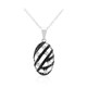 Collana in argento con Topazio Bianco