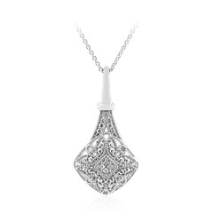 Collana in argento con Diamante I2 (I)