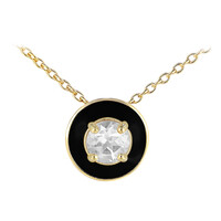 Collana in argento con Topazio Bianco