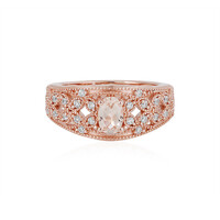 Anello in argento con Morganite
