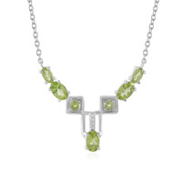 Collana in argento con Peridoto