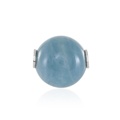Ciondolo in argento con Acquamarina (MONOSONO COLLECTION)