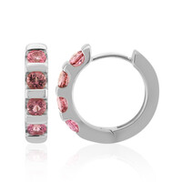 Orecchini in argento con Tormalina Rosa Brasiliana (Pallanova)